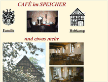 Tablet Screenshot of cafe-im-speicher.de